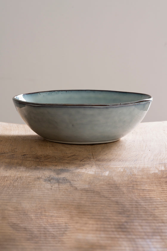 Organic bowl blue, Ø 33 cm