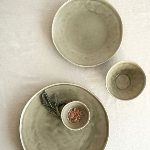 Plate 26,5 cm Olive
