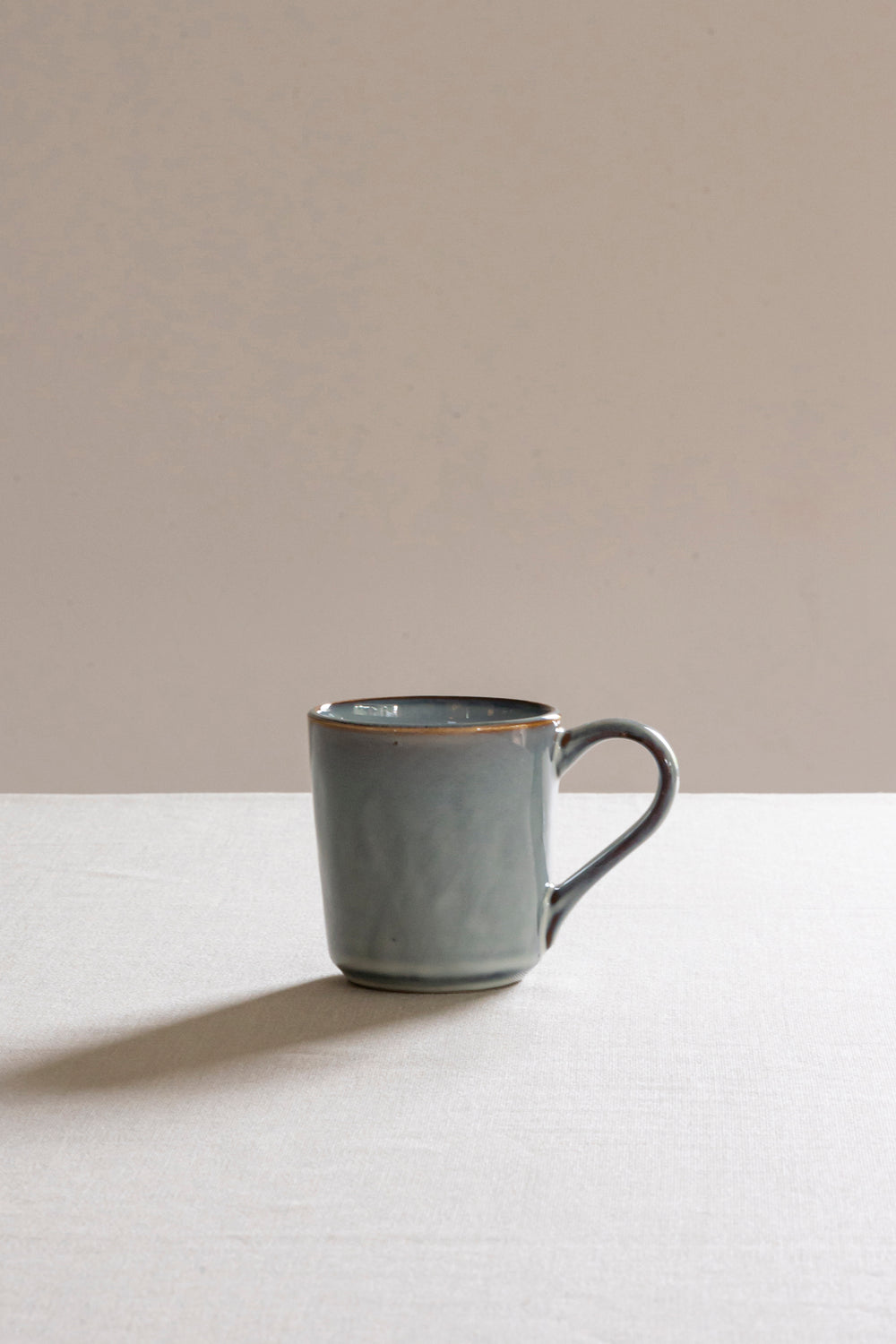 Organic mini mug blue