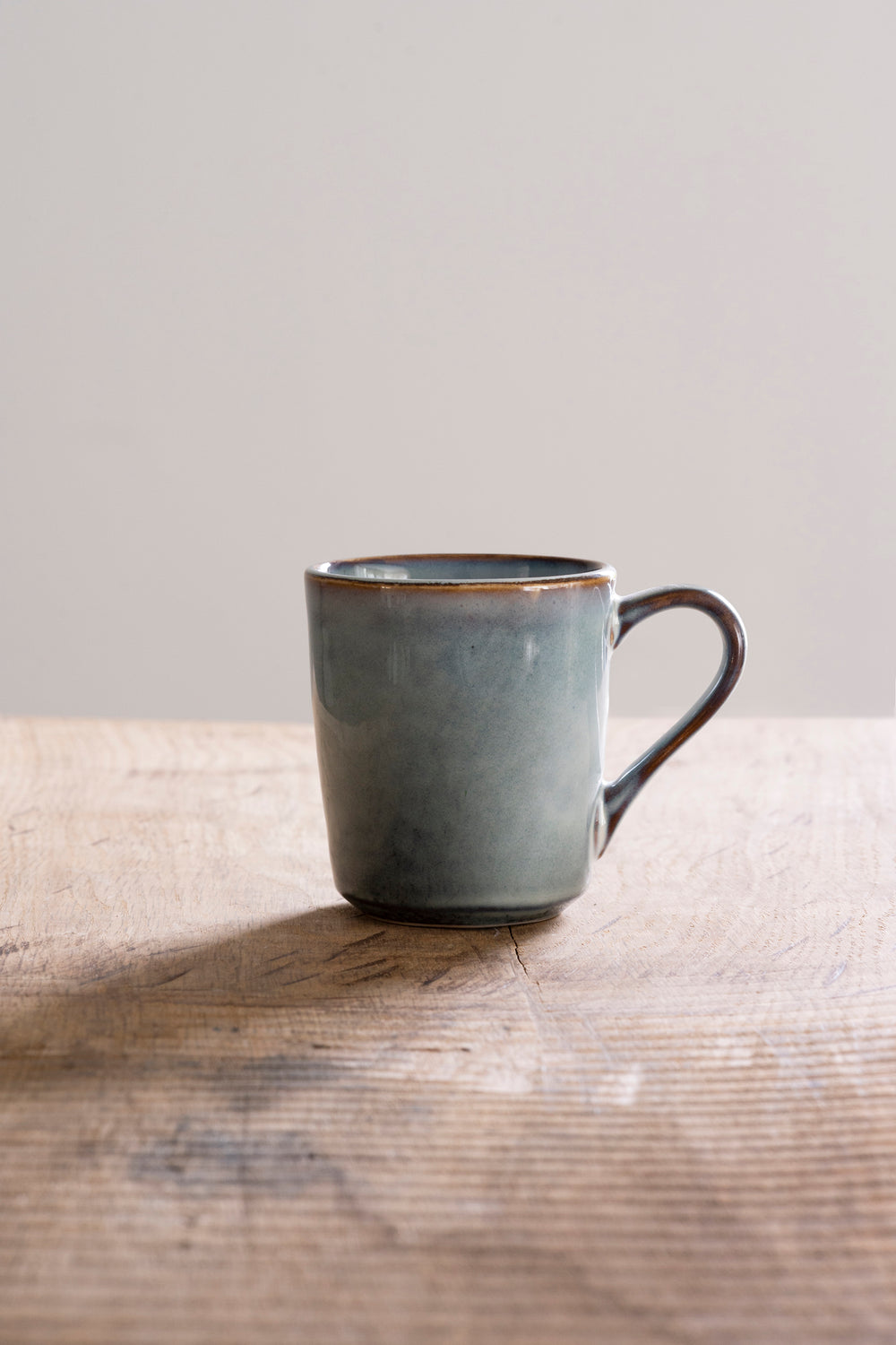 Organic mug blue