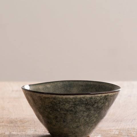 Organic bowl green, Ø 14 cm
