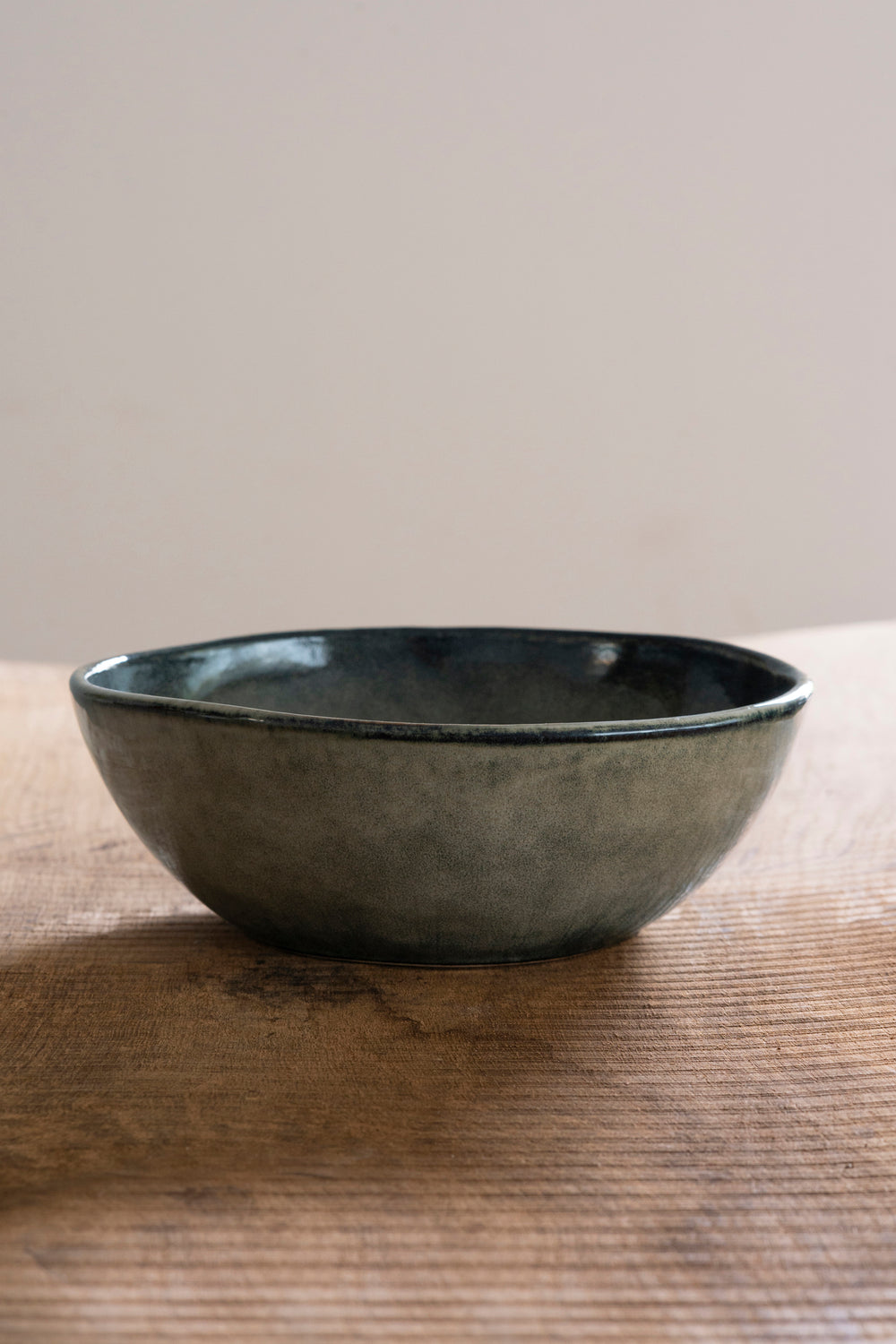 Organic bowl green, Ø 23 cm