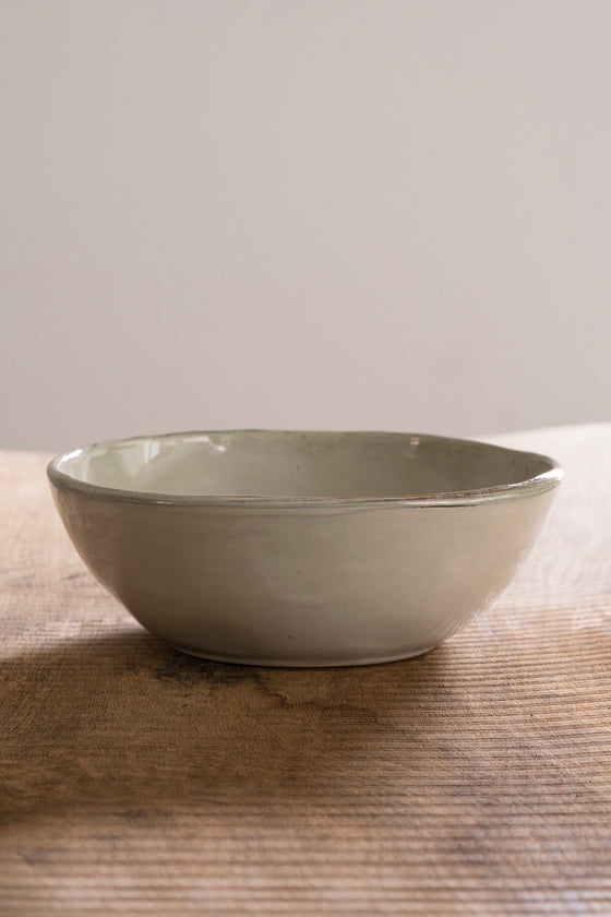 Organic bowl cream, Ø 23 cm