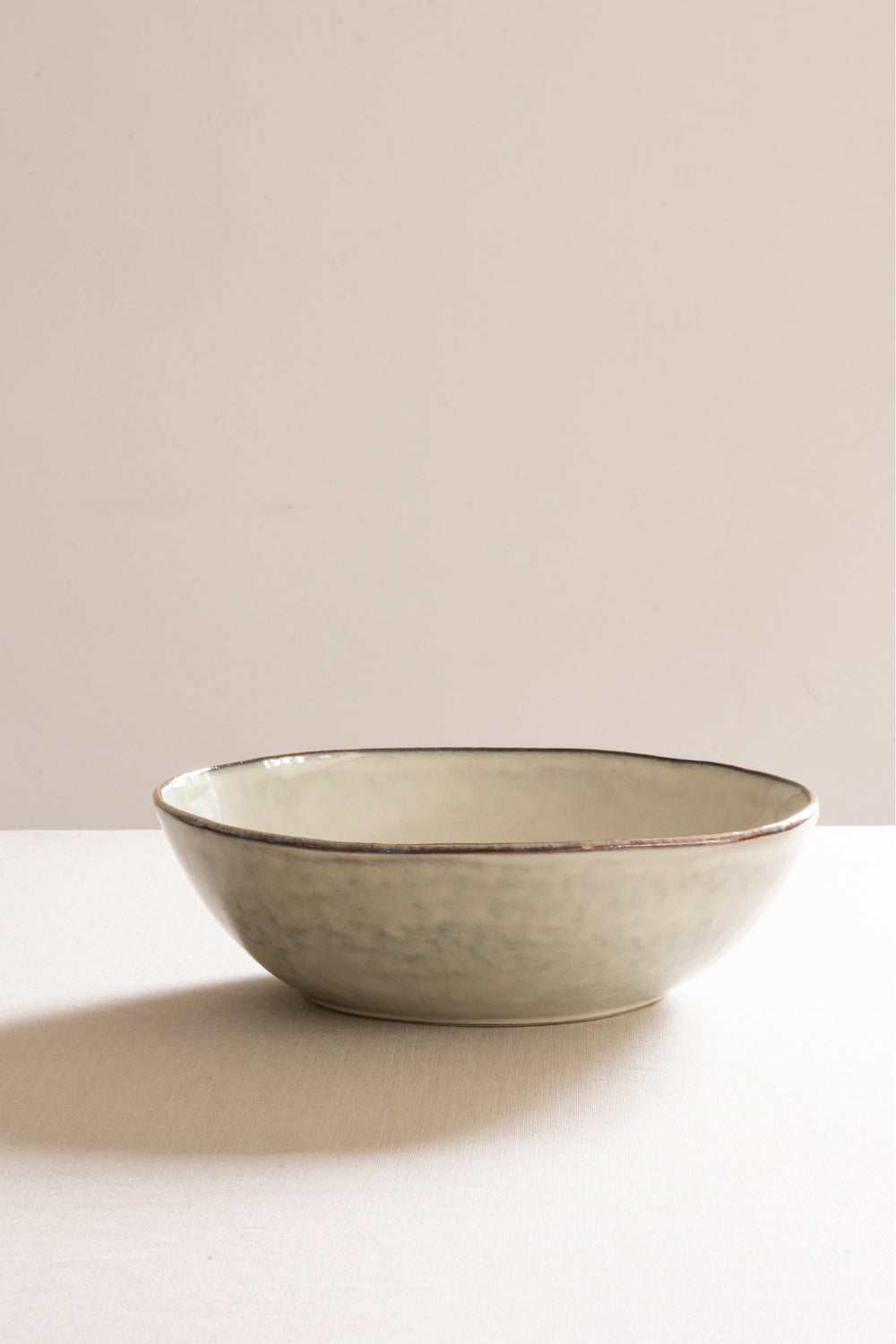 Organic bowl cream, Ø 33 cm