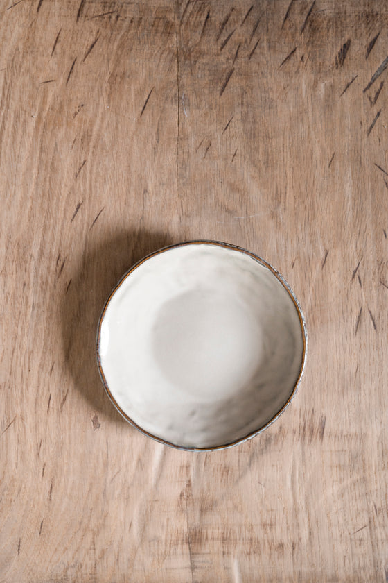 Organic plate cream, Ø 17 cm