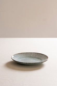  Organischer Teller blau, Ø 21,5 cm