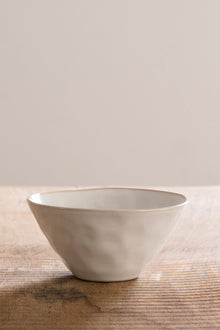  Organic bowl white, Ø 14 cm