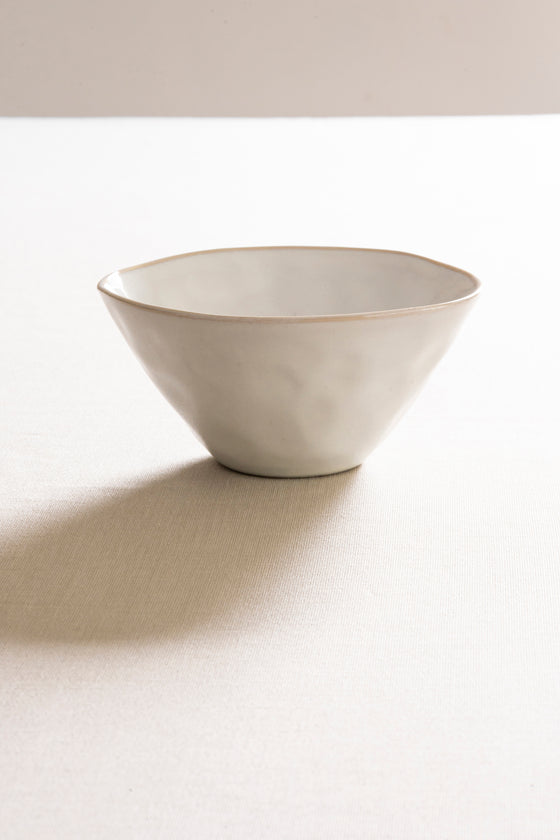Organic bowl white, Ø 14 cm