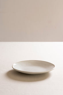  Organischer Teller weiß, Ø 21,5 cm