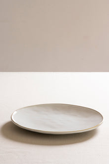 Organischer Teller weiß, Ø 26,5 cm