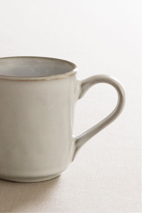 Organic mini mug light grey