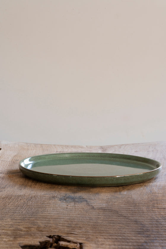 Serenity plate green, Ø 27 cm