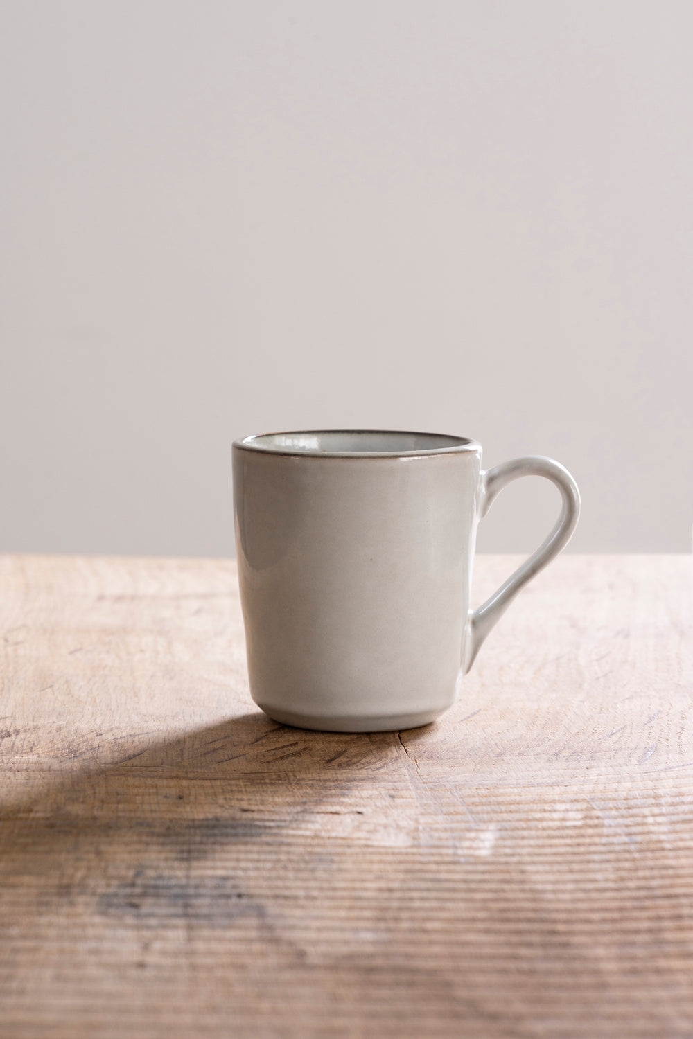 Organic mug light grey