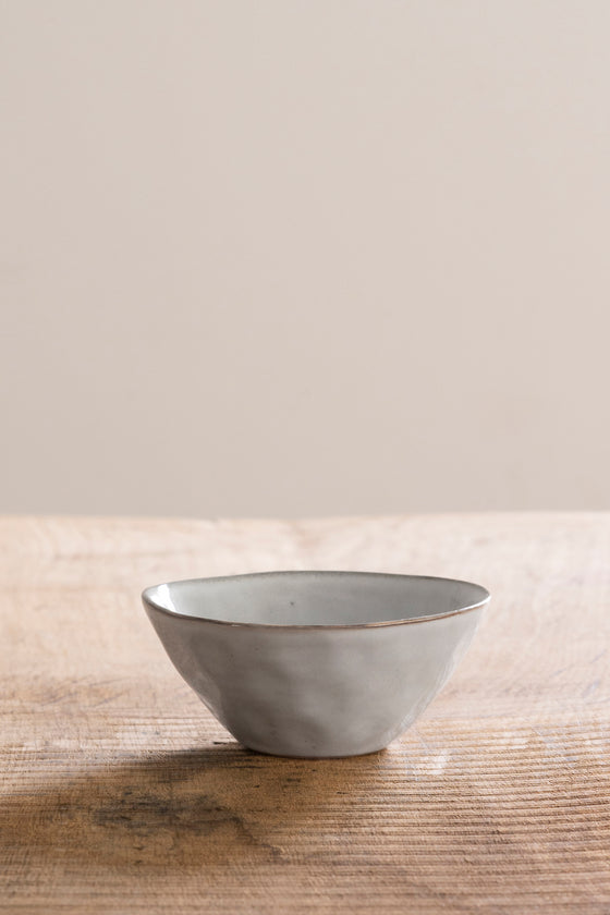 Organic bowl light grey, Ø 11.5 cm