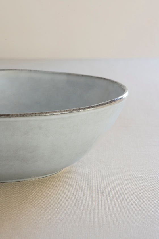 Organic bowl light grey, Ø 33 cm