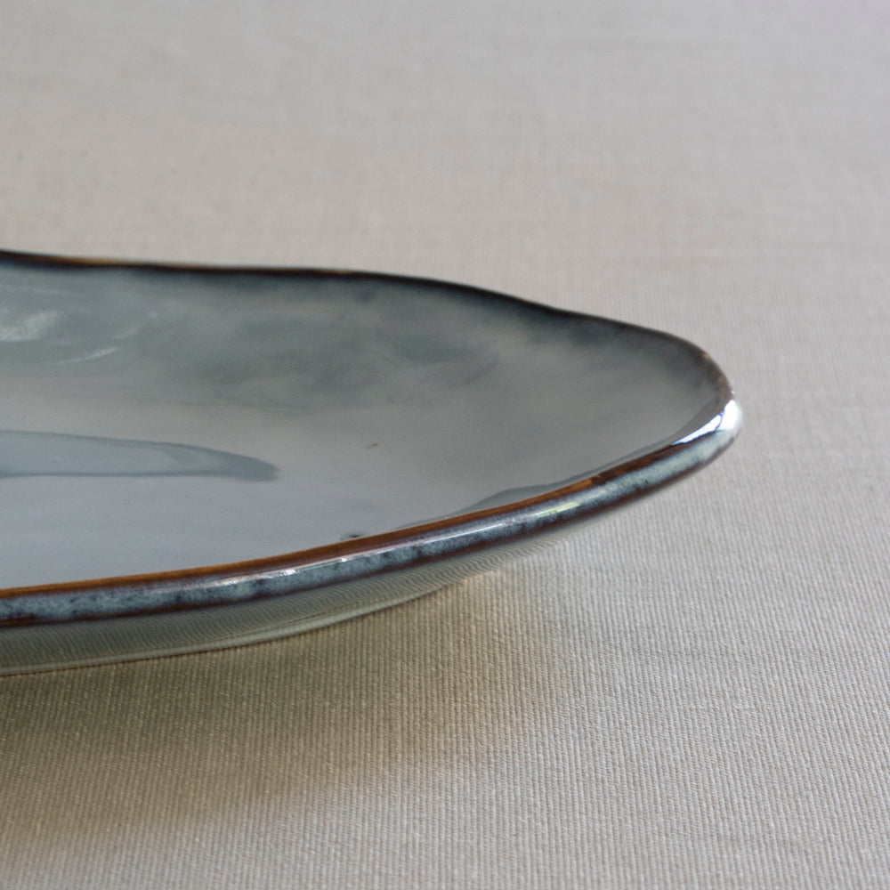 
                      
                        Organic serving dish large blue
                      
                    