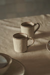 Organic set 4 mugs cream