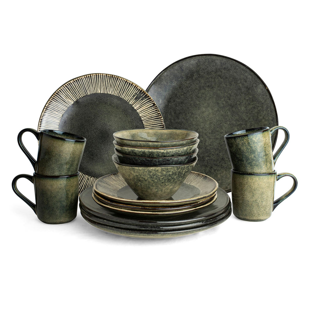 
                      
                        Organic 16-delig eetservies groen
                      
                    